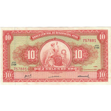 Banknote, Peru, 10 Soles De Oro, 1968, 1968-02-23, KM:84a, AU(55-58)