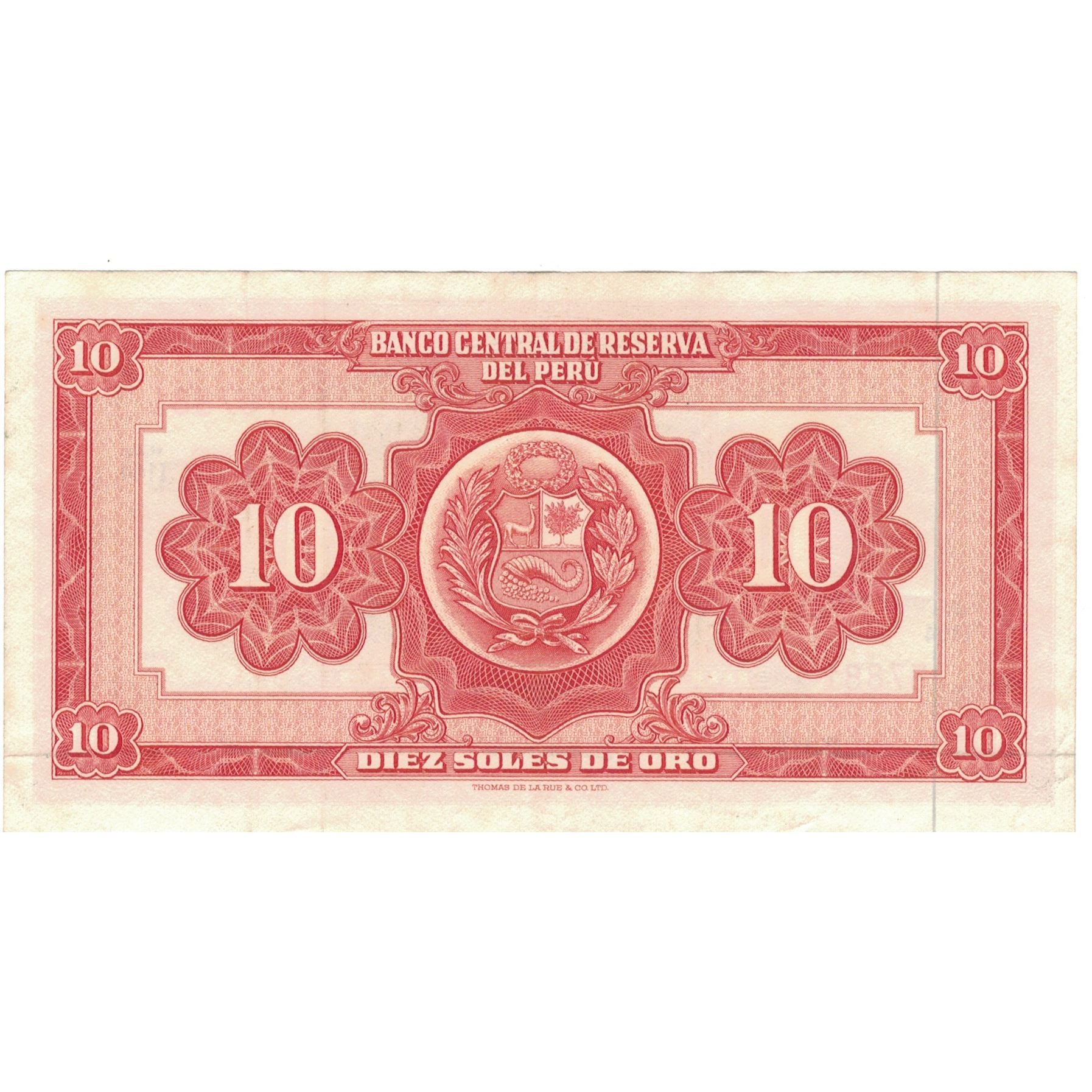 Banknote, Peru, 10 Soles De Oro, 1968, 1968-02-23, KM:84a, AU(55-58)