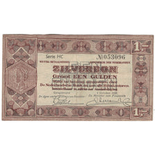 Banconote, Paesi Bassi, 1 Gulden, 1938, 1938-10-01, KM:61, MB+