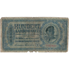 Billet, Ukraine, 100 Karbowanez, 1942, 1942-03-10, KM:55, AB+