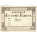 Francia, 100 Francs, 1795, série 1277, BB, KM:A78, Lafaurie:173