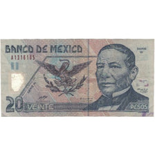 Banknot, Mexico, 20 Pesos, 2003, 2003-05-23, KM:116d, VF(20-25)