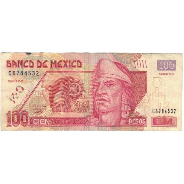 Billete, 100 Pesos, 2006, México, 2006-06-19, KM:118i, BC