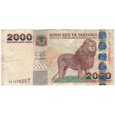 Billet, Tanzanie, 2000 Shilingi, KM:37a, TTB
