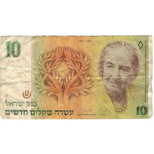 Billet, Israël, 10 New Sheqalim, 1992, 1992, KM:53c, B