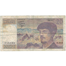 France, 20 Francs, Debussy, 1987, 715506 0.019, B, Fayette:66.08, KM:151b