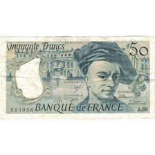 Francia, 50 Francs, Quentin de La Tour, 1991, 523058 J.68, BB, Fayette:F67.17