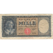 Billete, 1000 Lire, 1947, Italia, 1947-08-14, KM:88a, BC+