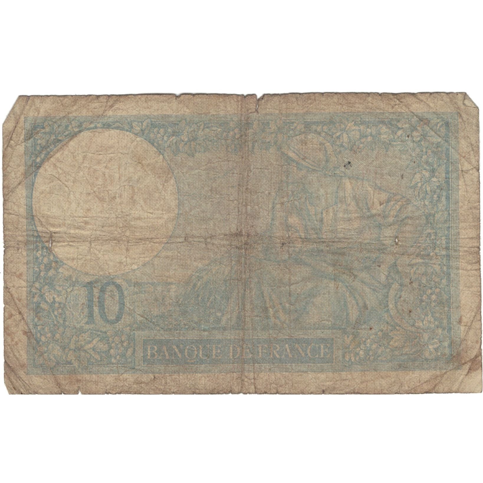 France, 10 Francs, Minerve, 1940, 665 R.77823, B, Fayette:07.17, KM:84