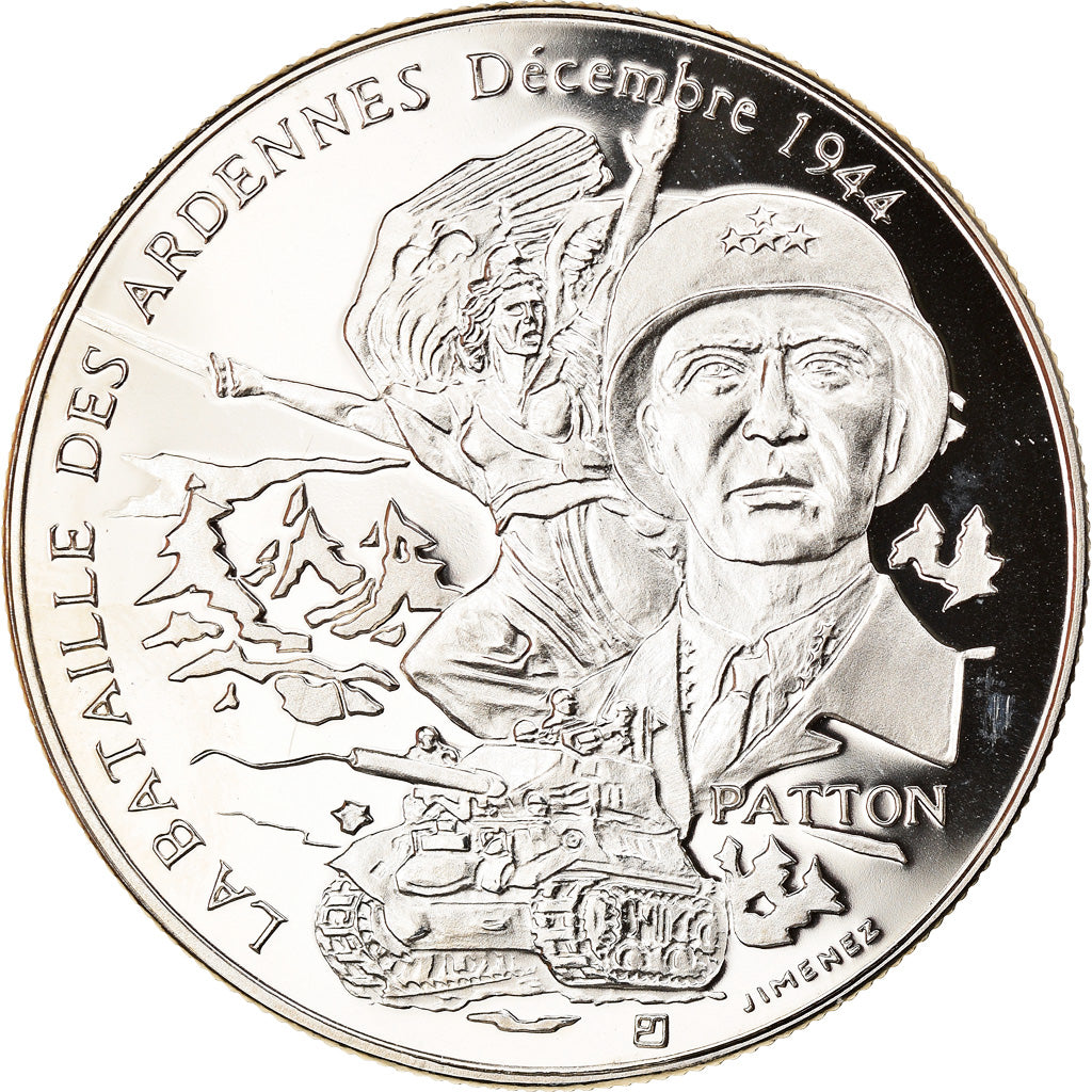 Francia, medalla, La Bataille Des Ardennes - Décembre 1944 - Patton, Politics