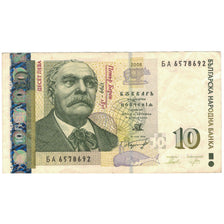 Geldschein, Bulgarien, 10 Leva, 2008, 2008, KM:117b, SS+