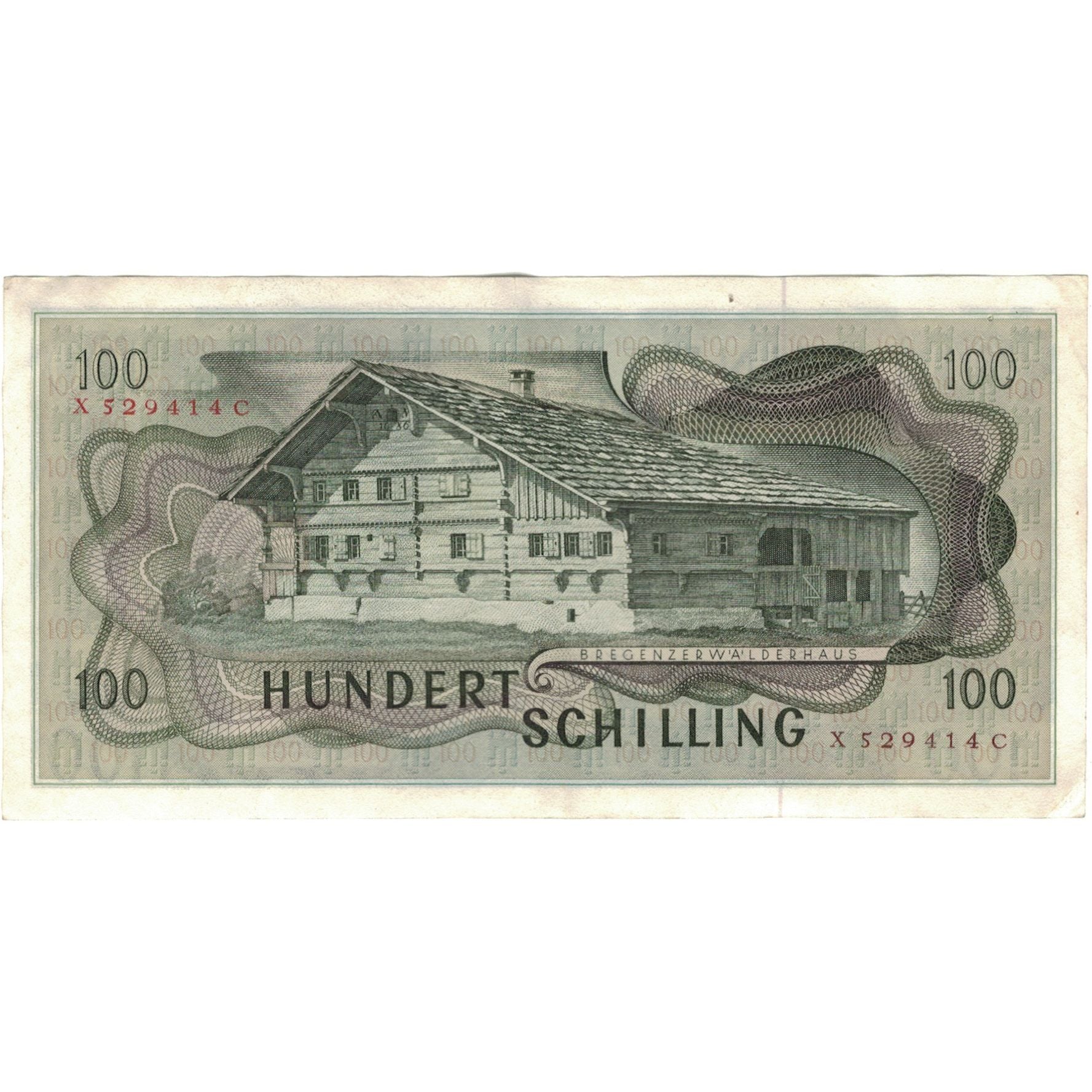 Billete, 100 Schilling, 1969, Austria, 1969-01-02, KM:146a, MBC