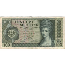 Banknote, Austria, 100 Schilling, 1969, 1969-01-02, KM:146a, VF(30-35)