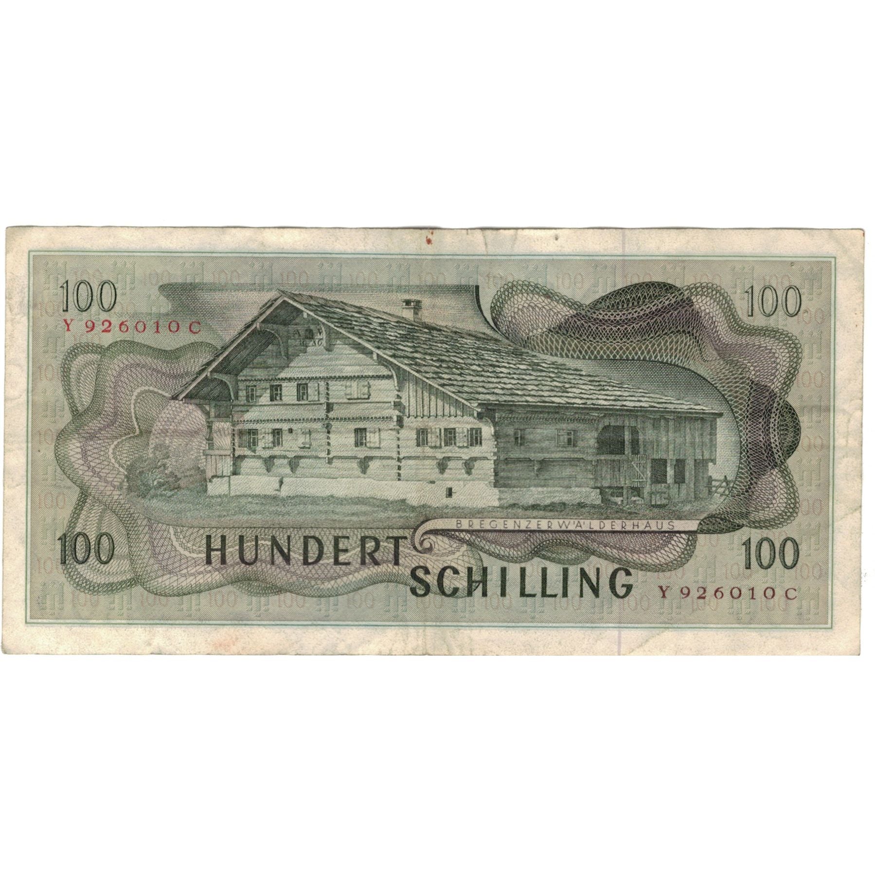 Banknote, Austria, 100 Schilling, 1969, 1969-01-02, KM:146a, VF(30-35)