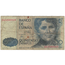 Banconote, Spagna, 500 Pesetas, 1979, 1979-10-23, KM:157, MB+