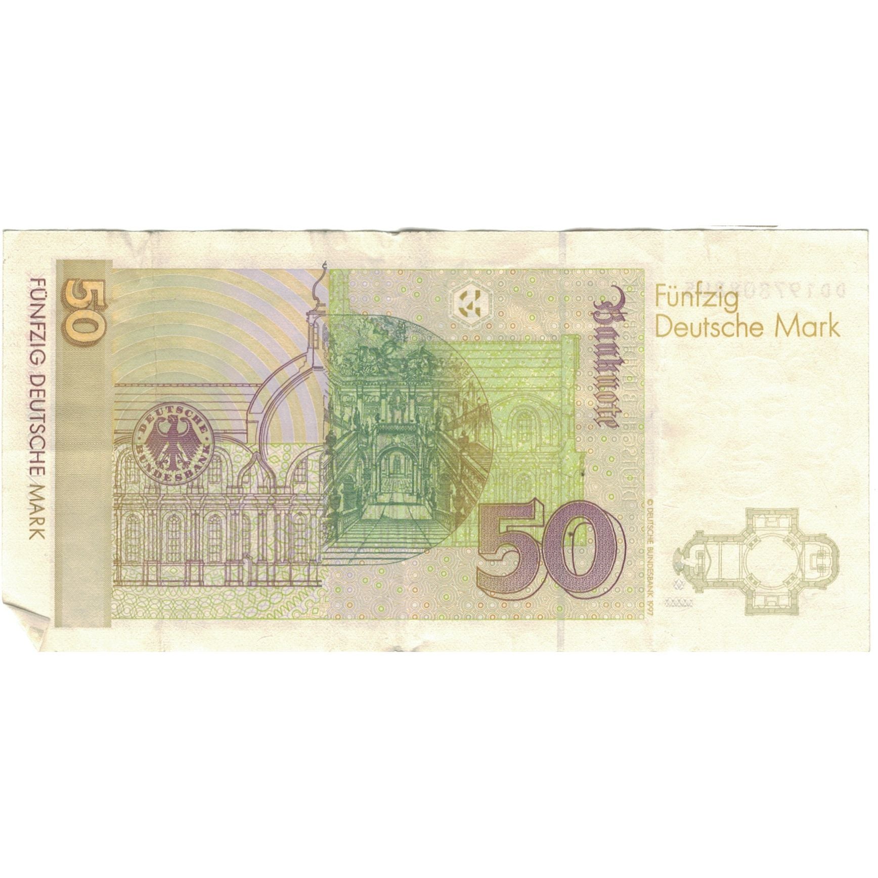 Banknote, GERMANY - FEDERAL REPUBLIC, 50 Deutsche Mark, 1996, 1996-01-02, KM:45