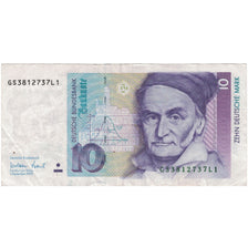 Billet, République fédérale allemande, 10 Deutsche Mark, 1999, 1999-09-01