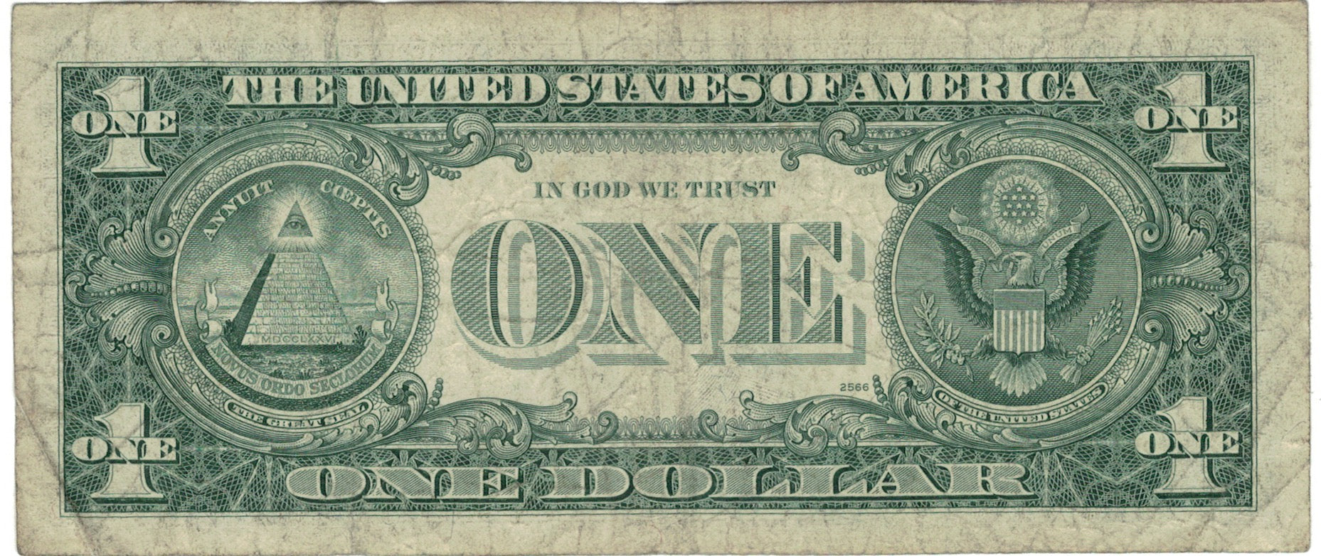 Nota, Estados Unidos da América, One Dollar, 1977, New-York, KM:1586, F(12-15)