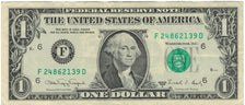 Nota, Estados Unidos da América, One Dollar, 1988, ATLANTA, KM:3861, AU(50-53)