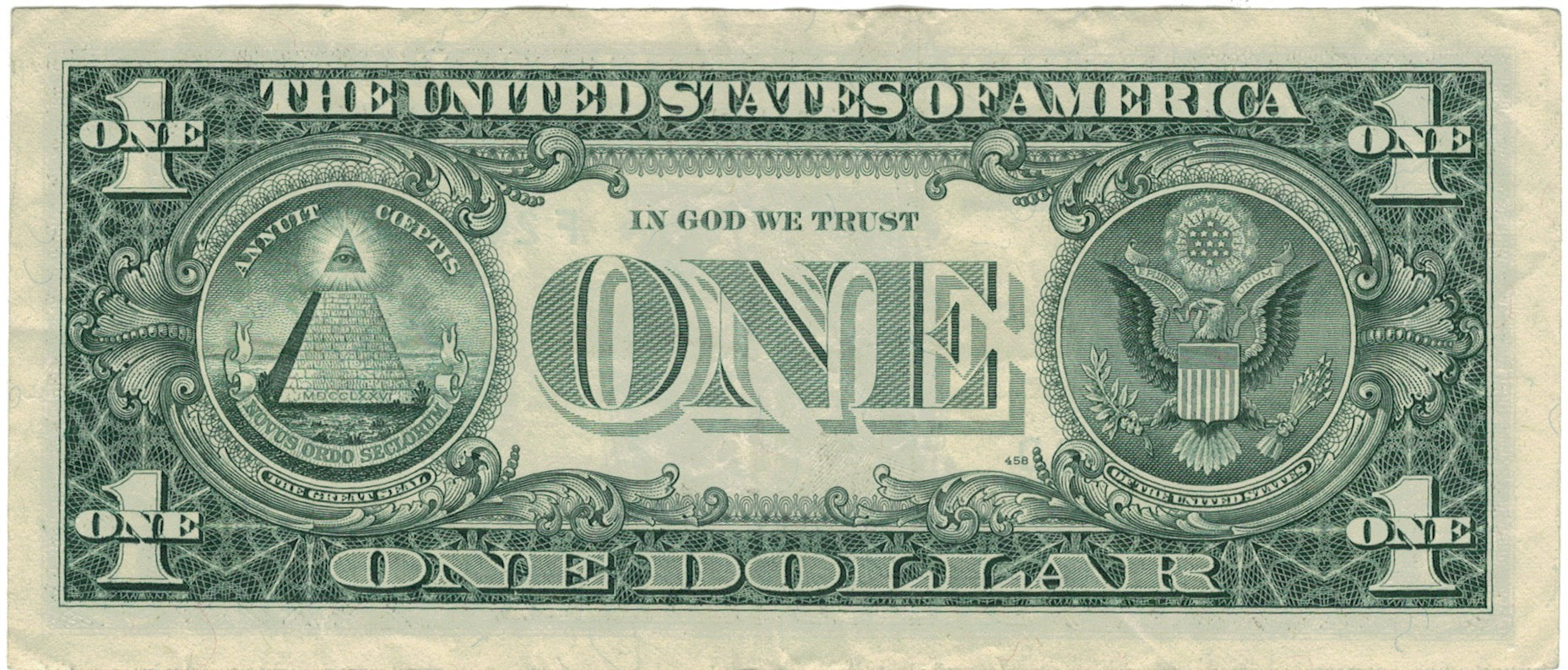 Billet, États-Unis, One Dollar, 1988, ATLANTA, KM:3861, TTB+
