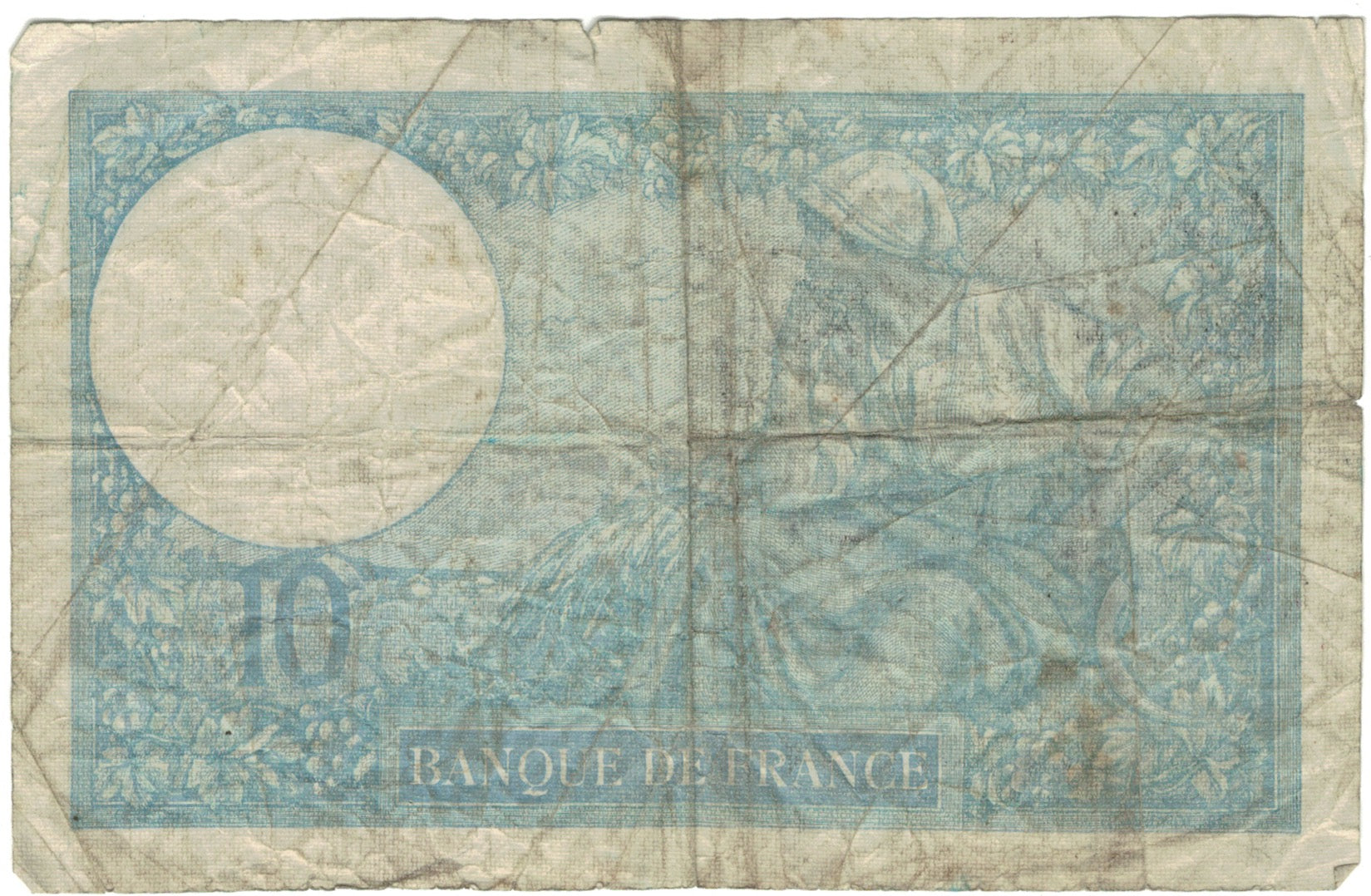 France, 10 Francs, Minerve, 1940, L.79094, B+, Fayette:07.19, KM:84