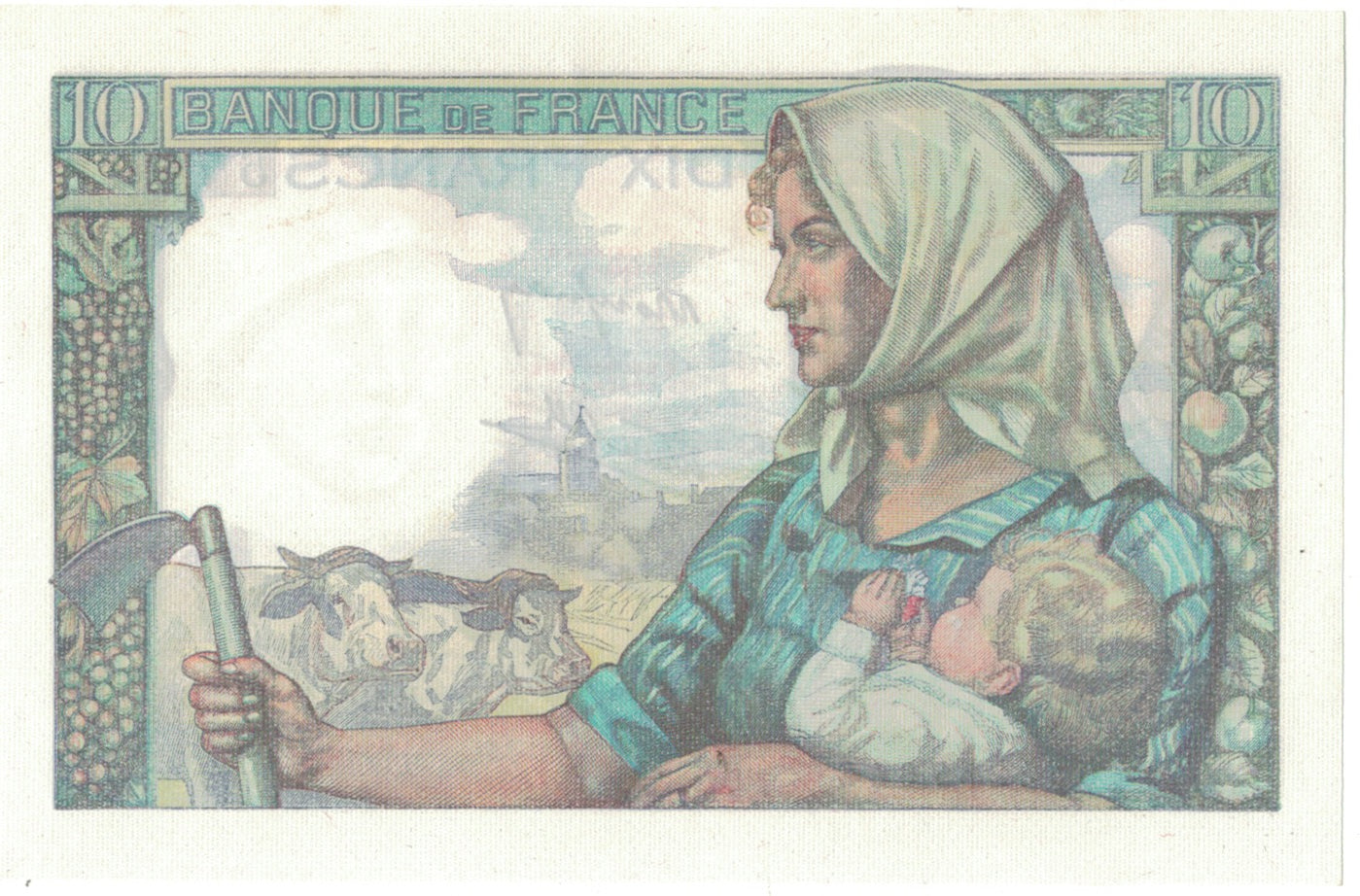 France, 10 Francs, Mineur, 1942, S.1857642, UNC(65-70), Fayette:8.05, KM:99b
