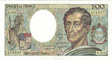 França, 200 Francs, Montesquieu, 1987, 479857 E.052, AU(50-53), Fayette:70.7