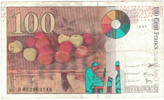 Francia, 100 Francs, Cézanne, 1997, R032262, BB, Fayette:74.1, KM:158a