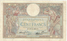 France, 100 Francs, Luc Olivier Merson, 1938, Y.61161, VF(30-35), Fayette:25.32