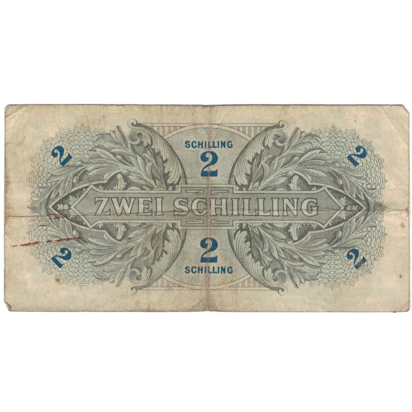Banconote, Austria, 2 Schilling, 1944, SÉRIE 1944., KM:104b, MB