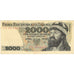 Banconote, Polonia, 2000 Zlotych, 1982, 1982-06-01, KM:147c, SPL