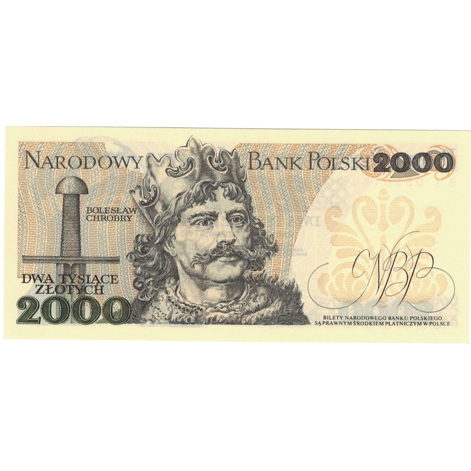 Geldschein, Polen, 2000 Zlotych, 1982, 1982-06-01, KM:147c, UNZ-