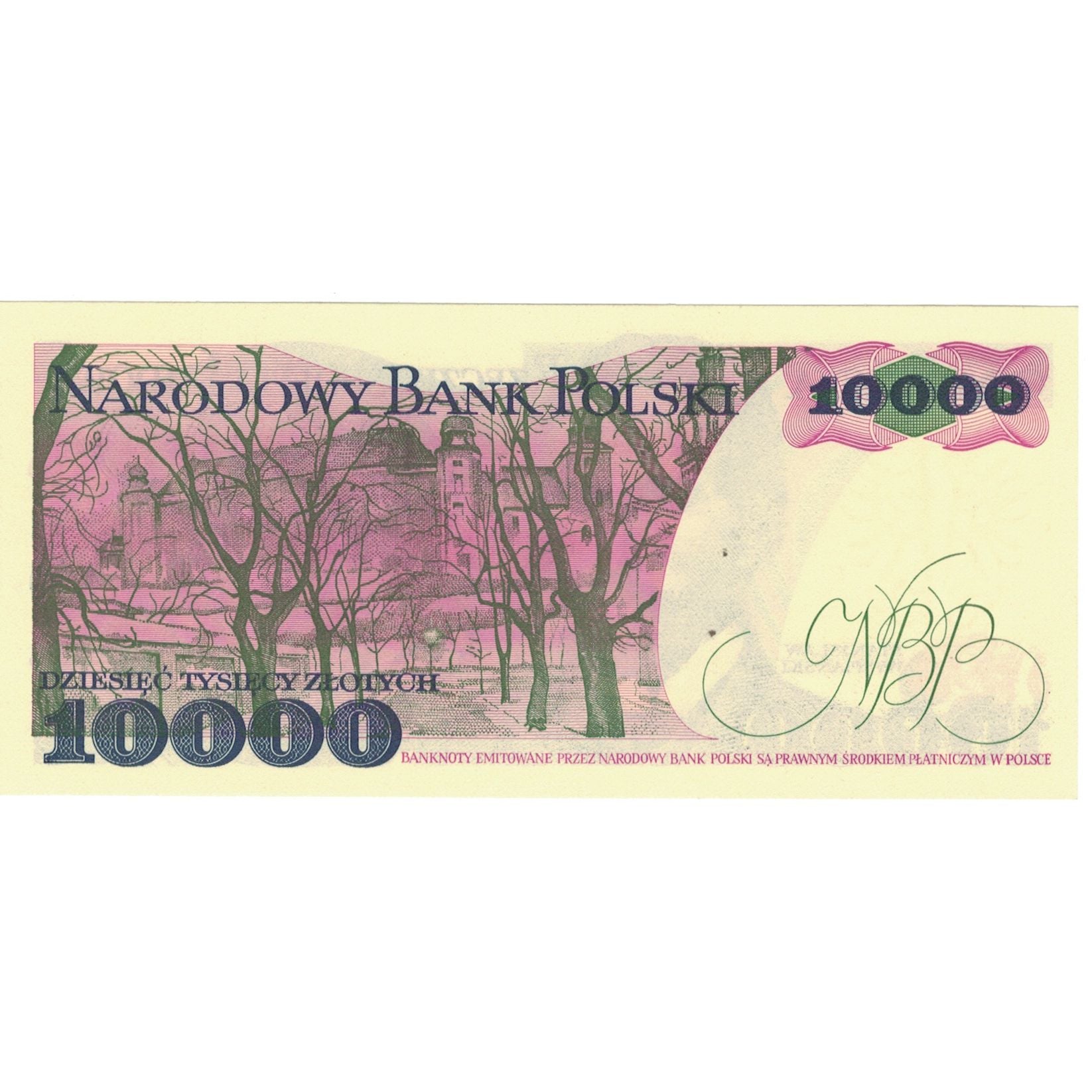 Billet, Pologne, 10,000 Zlotych, 1988, 1988-12-01, KM:151b, SPL