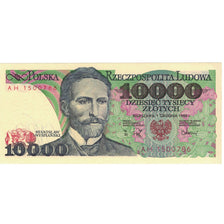 Billet, Pologne, 10,000 Zlotych, 1988, 1988-12-01, KM:151b, SPL