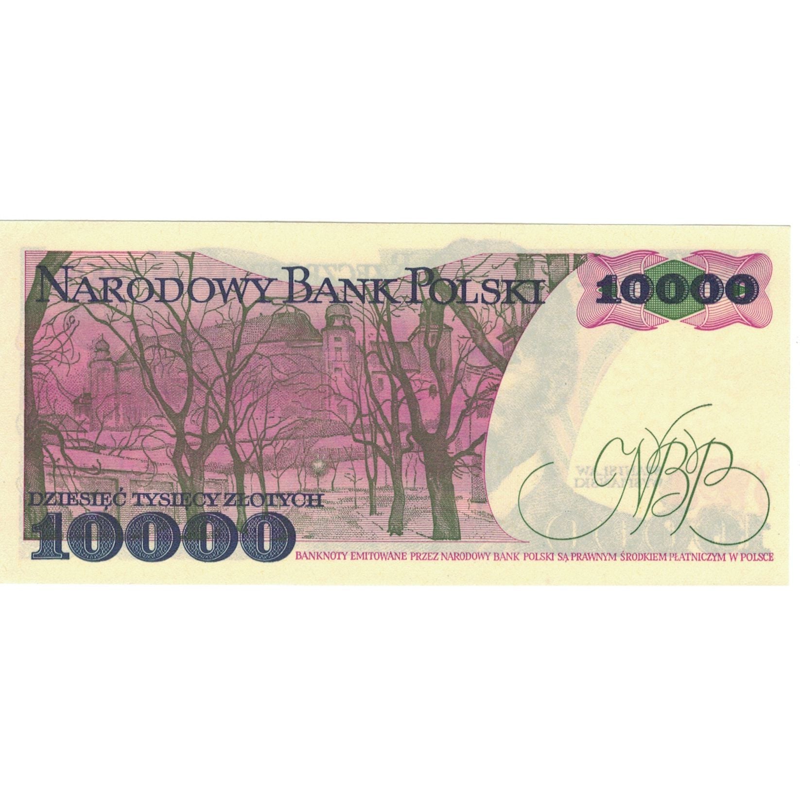 Billet, Pologne, 10,000 Zlotych, 1988, 1988-12-01, KM:151b, SPL