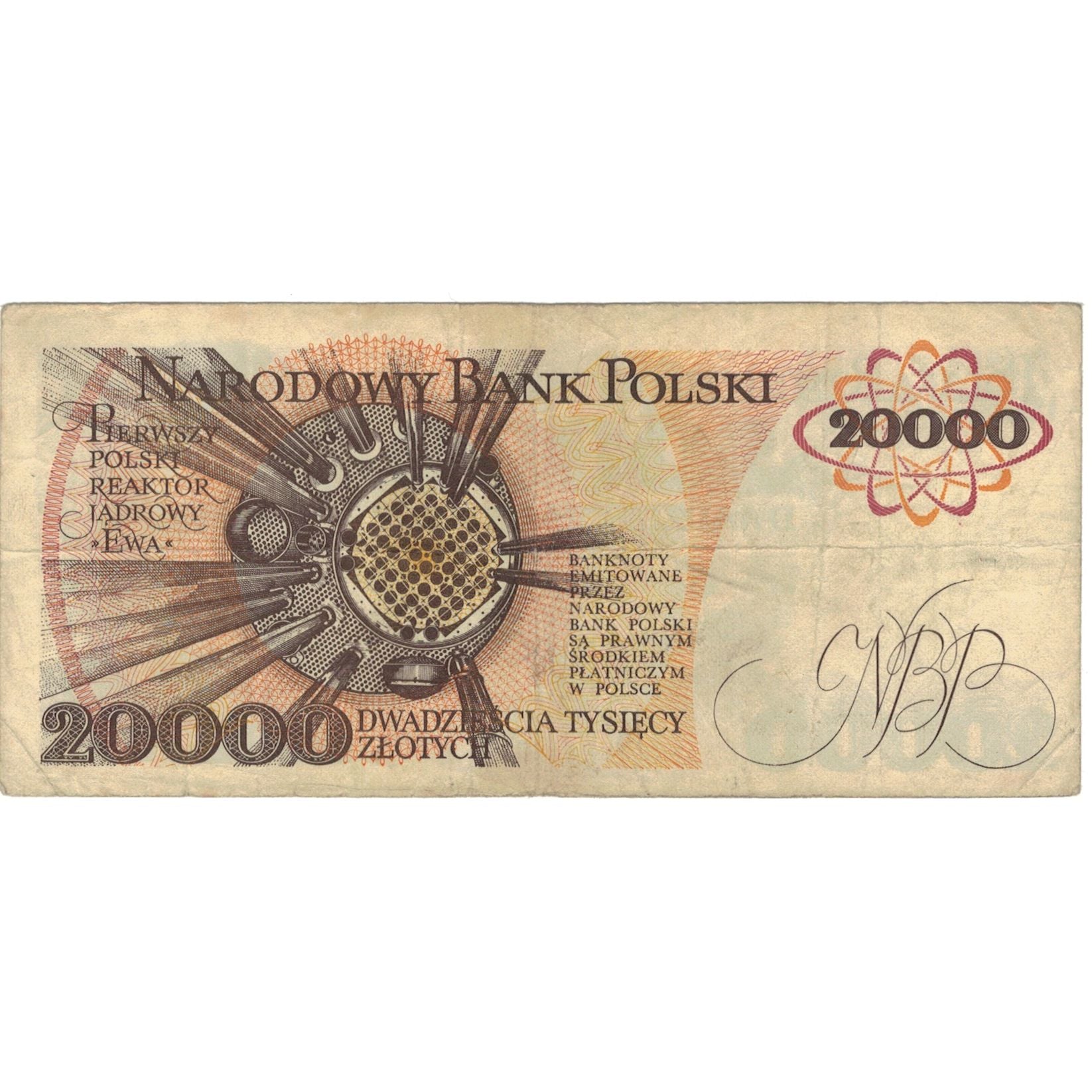 Billet, Pologne, 20,000 Zlotych, 1989, 1989-02-01, KM:152a, TB