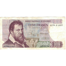 Banconote, Belgio, 100 Francs, 1970, 1970-05-08, KM:134a, MB+