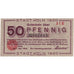 Banknote, Germany, Köln Stadt, 50 Pfennig, Batiment, 1920, 1920-05-01, UNC(63)