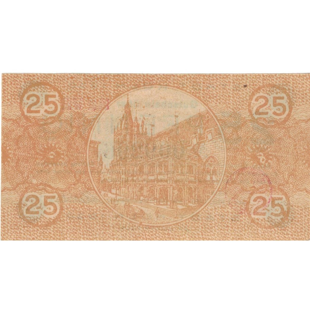 Banknote, Germany, Köln, 25 Pfennig, valeur faciale, 1920, 1920-05-01