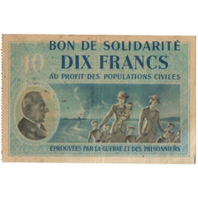 France, Bon de Solidarité, 10 Francs, VF(30-35)