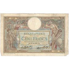 Frankreich, 100 Francs, Luc Olivier Merson, 1931, M.32793 405, S, Fayette:24.10