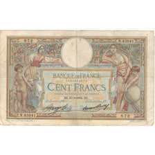 France, 100 Francs, Luc Olivier Merson, 1934, N.43941 872, TB, Fayette:24.15