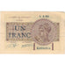França, Paris, 1 Franc, 1922, UNC(63)