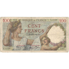 Frankrijk, 100 Francs, Sully, 1940, X.11127 399, TB+, Fayette:26.30, KM:94