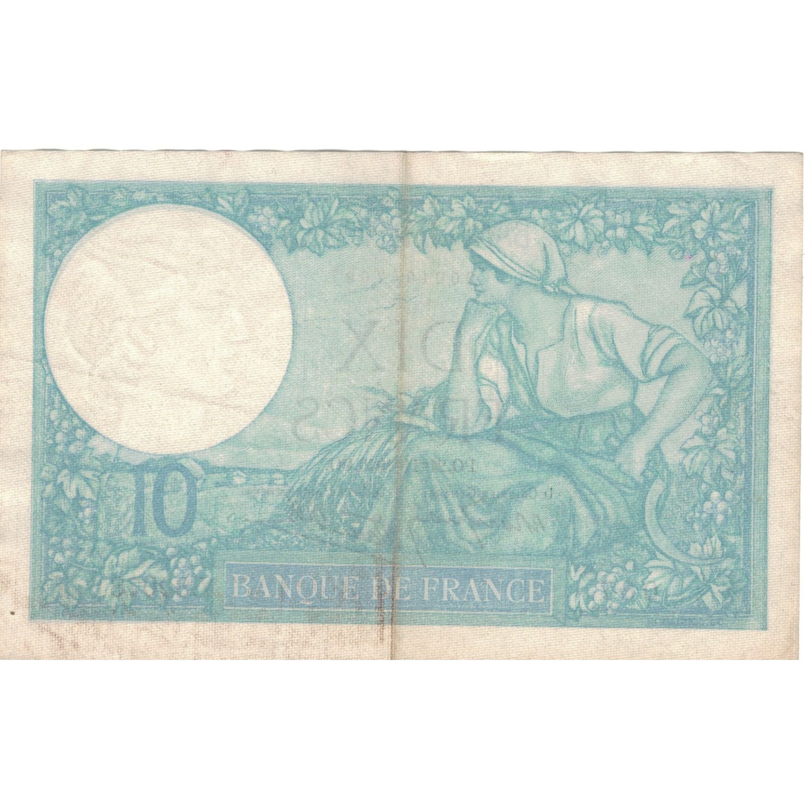 Frankreich, 10 Francs, Minerve, 1940, 087 Y.80078, SS, Fayette:7.21, KM:84