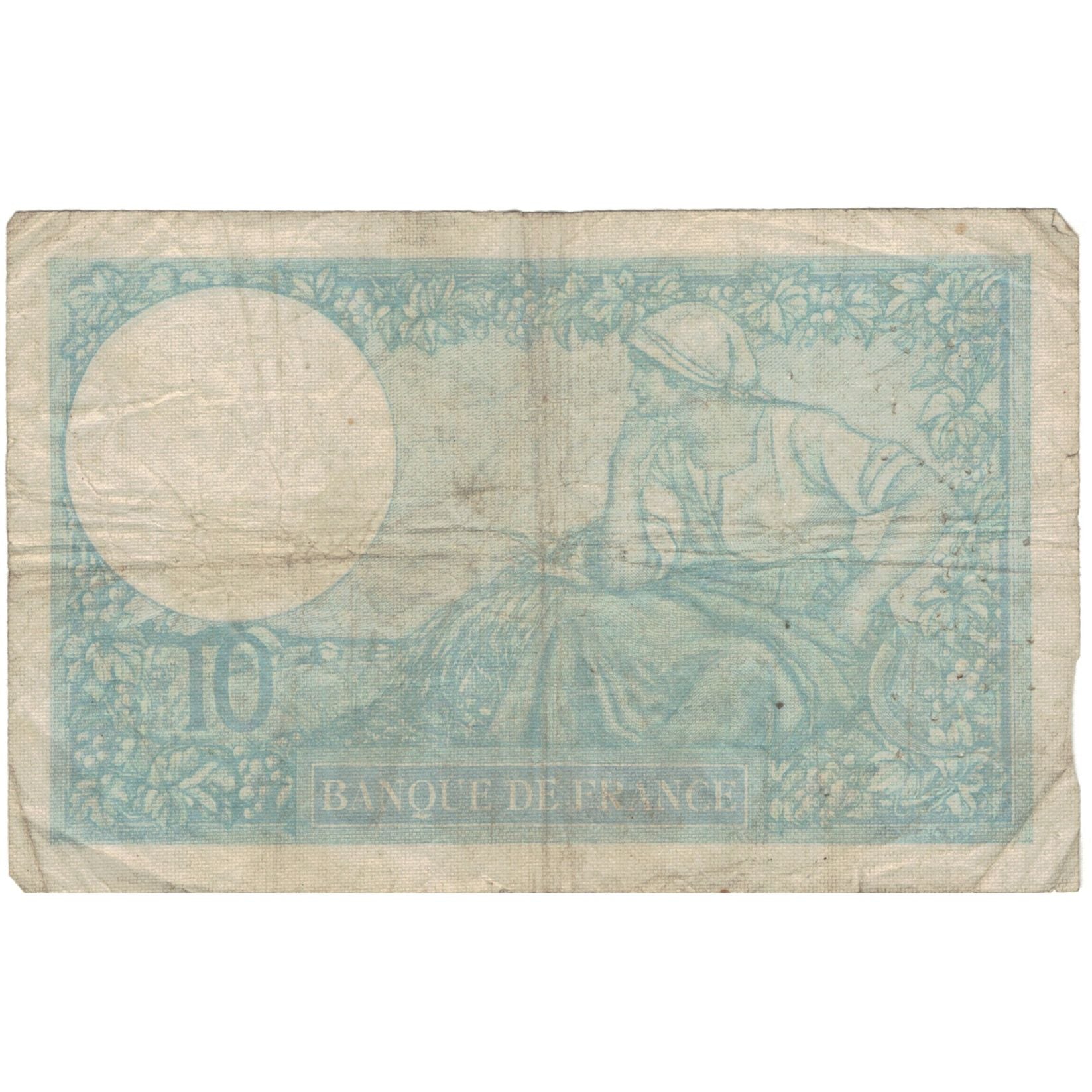 Francja, 10 Francs, Minerve, 1940, 493 J.81027, VF(20-25), Fayette:7.23, KM:84
