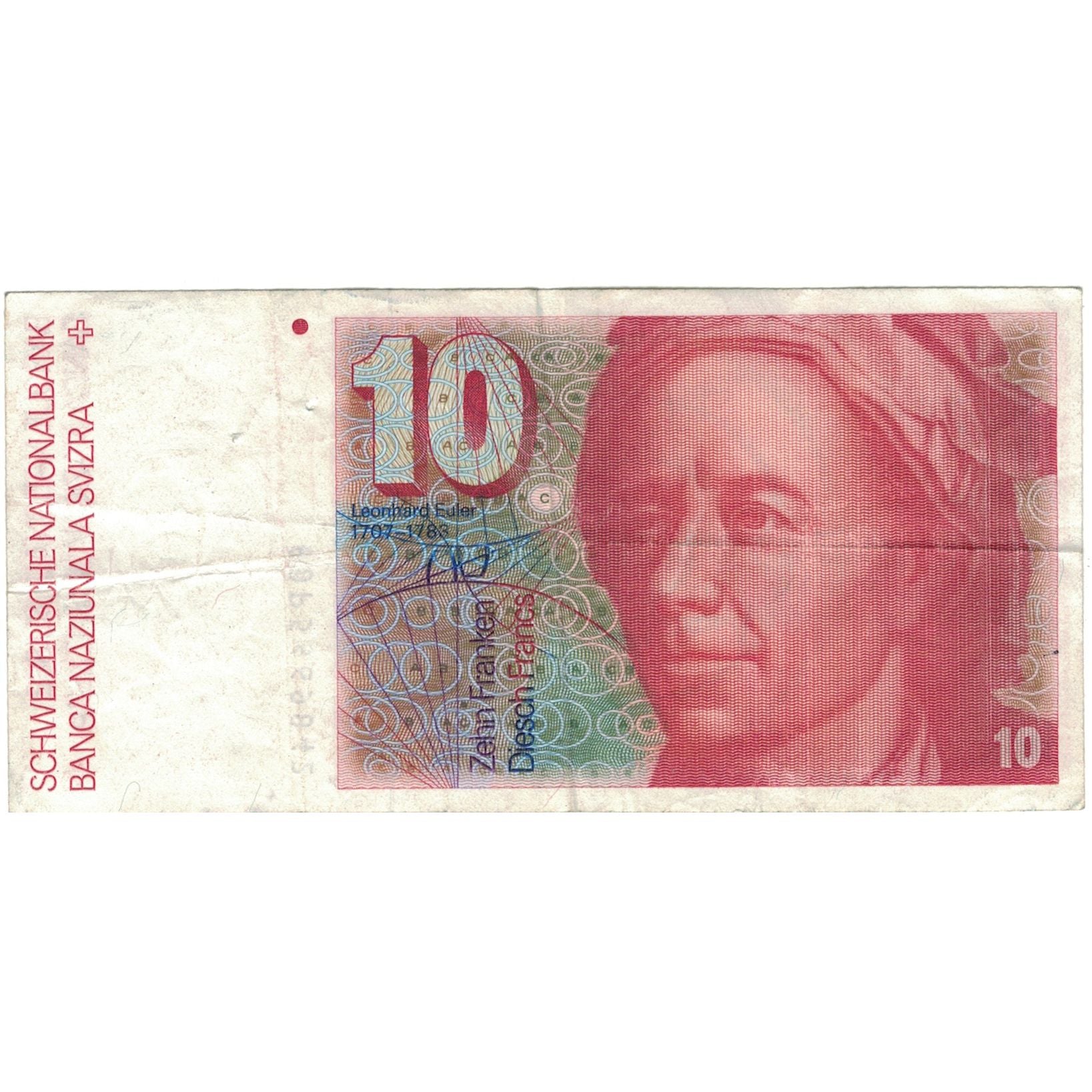 Geldschein, Schweiz, 10 Franken, 1980, 1980, KM:53b, SS