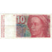 Banknote, Switzerland, 10 Franken, 1979, 1979, KM:53a, EF(40-45)