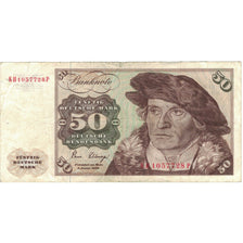 Banknot, Niemcy - RFN, 50 Deutsche Mark, 1980, 1980-01-02, KM:33c, VF(30-35)