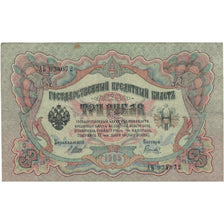 Banconote, Russia, 3 Rubles, 1905, KM:9c, MB+